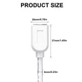 thumbnail image 3 of Bottone CAT6 Ethernet Networking Extension Cable Male Female RJ45 Plugs High Performances Internet Cord for PC Computer Laptop, 3 of 7