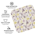 thumbnail image 3 of Kdxio Lavender Flowers Funny Coasters,4 Pcs Leather Coasters,Housewarming Gifts,Protect Furniture from Water Marks Scratch and Damage, 3 of 8
