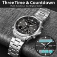 thumbnail image 2 of Skmei Relojes De Cuarzo Para Hombres Marca Original Correa De Acero De Lujo Led Impermeable Reloj De Pulsera Digital Moda Hombre Cuenta Atrás Tres Veces, 2 of 4
