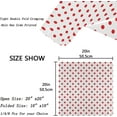 thumbnail image 4 of GZHJMY Cute White Red Polka Dots Pattern Cloth Napkins, Set of 4 20 x 20 Inch Soft & Comfortable Polyester Dinner Napkin for Family, Restaurant, Weddings, Parties, 4 of 5