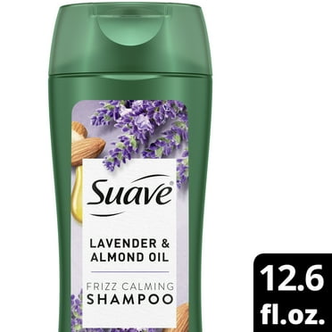 Suave Lavender and Almond Oil Shampoo Paraben Free Shampoo Moisturizing Shampoo, 12.6 oz