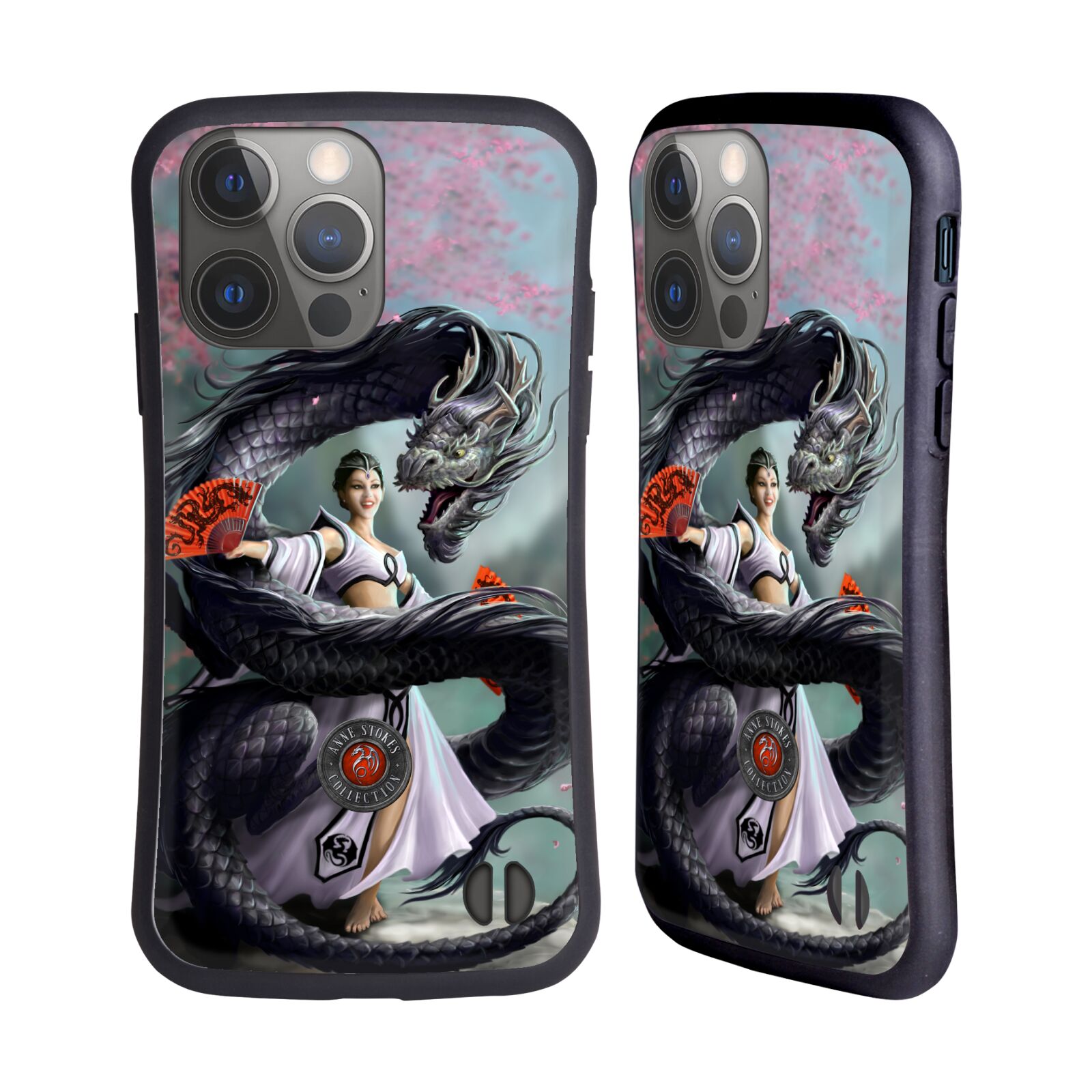 Head Case Designs Officially Licensed Anne Stokes Dragons 3 Dancer Hybrid Case Compatible with Apple iPhone 14 Pro - image 1 of 7