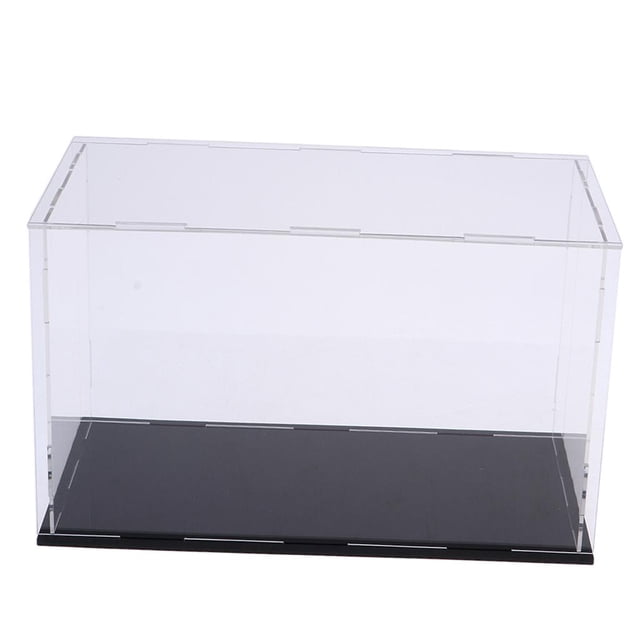 Vitrina de Exhibición de Juguetes CUTICAT de acrílico Caja a prueba de Polvo Grande 24x12x15cm