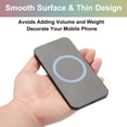 thumbnail image 4 of Uxcell Magnetic Sticker Ring, 8 Pack Universal Magnetic Adapter Ring Metal Magnet Wireless Charging Conversion Kit for Mobile Phone Case Wireless Charger (Blue), 4 of 7