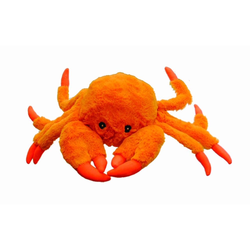 Jolly Pets TugaMal Crab Dog Toy with Squeaker, Large