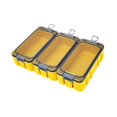 thumbnail image 3 of DYNWAVECA 3 Pieces Fishing Accessories Box Fly Fishing Box Waterproof Fishing Lure Box yellow, 3 of 10