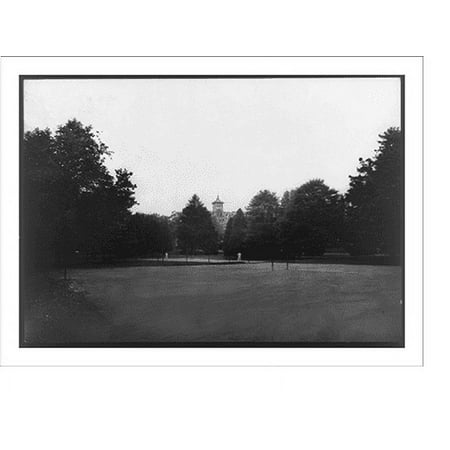 Historic Print, Tennis court, Deer Park Hotel, 16" x 20"