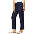 thumbnail image 3 of 32 DEGREES Ladies' Stretch Linen Blend Pants, Dark Indigo, XXL, 3 of 3