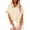 Khaki, variant on Summer New Ladies Loose Blouses And Linen Lapel Rolled Short Sleeve Button Shirt Tee Shirt Shirts Women Casual Nohow Shirt Womens Tops Short Sleeve Loose Fit Thermals for Women Shirt Junior Shirts