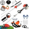 thumbnail image 5 of Zksm 52CC 2-Cycle Gas Powered Weed Eater, 5 in 1 Multi-Functional String Trimmer with Gas Pole Saw, Hedge Trimmer, Grass Trimmer, Brush Cutter, Lawn Trimmer for Grass Garden Yard, 5 of 8