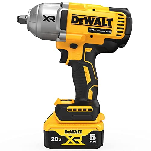 DEWALT 20-Volt Maximum Lithium-Ion Cordless 1/2 in. Impact Wrench Kit (DCF900P1)