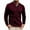 Wine, variant on Mgmyaa Mens Casual Fashion Solid Color Breathable Long Sleeve Round Collar Button Pocket Top