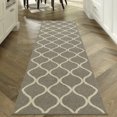 thumbnail image 4 of Maples Rugs Transitional Geometric Rebecca Beige Indoor Hallway Long Runner Rug, 2'6" x 10', 4 of 6