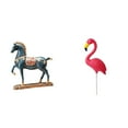thumbnail image 1 of Figura de caballo, escultura animal, coleccionable, resina, centro de mesa, estatua, adorno, flamenco, estaca de jardín, pieza decorativa única, adecu, 1 of 8