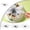 Silver-8-Cut, variant on 8-Slice Cake Cutter Press, Stainless Steel Round Pie Divider with Side Handles Pie & Cheesecake Slicer Marker Pizza Cutting Baking Tool for Uniform Portions Bakeries and Home Use