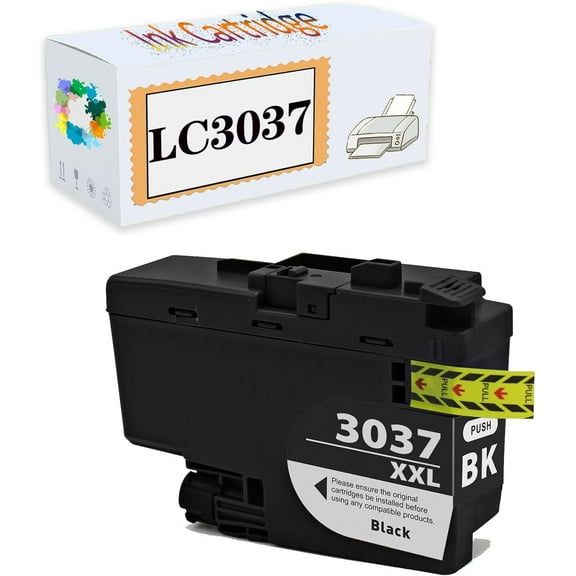 Compatible LC3037 65ML Ink Cartridges Replacement for Brother MFC-J5845DW J5945DW J6545DW J6945DW Printers
