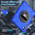 thumbnail image 4 of Case for iPad (A16) 11th Generation 11 Inch 2025, iPad 10th Generation 10.9 inch 2022 Protective Cover with Screen Protector/Pencil Holder/Rotating Stand/Hand Strap/Shoulder Strap, 4 of 7