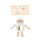 thumbnail image 1 of Montessori Busy Board DIY Accessories Material, Wood Unpainted Activities Board Development Sensory Toy Activity Center, (Rail Tracking, Timer), 1 of 9