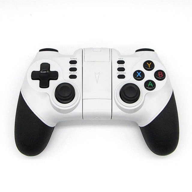 Wireless Bluetooth Game Controller for iPhone Android Phone Tablet PC Gaming Controle Joystick Gamepad Joypad Color:white