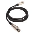 thumbnail image 4 of Cable XLR macho a hembra 3 pines Bling Bling sonido HiFi 4,9 pies, 4 of 12