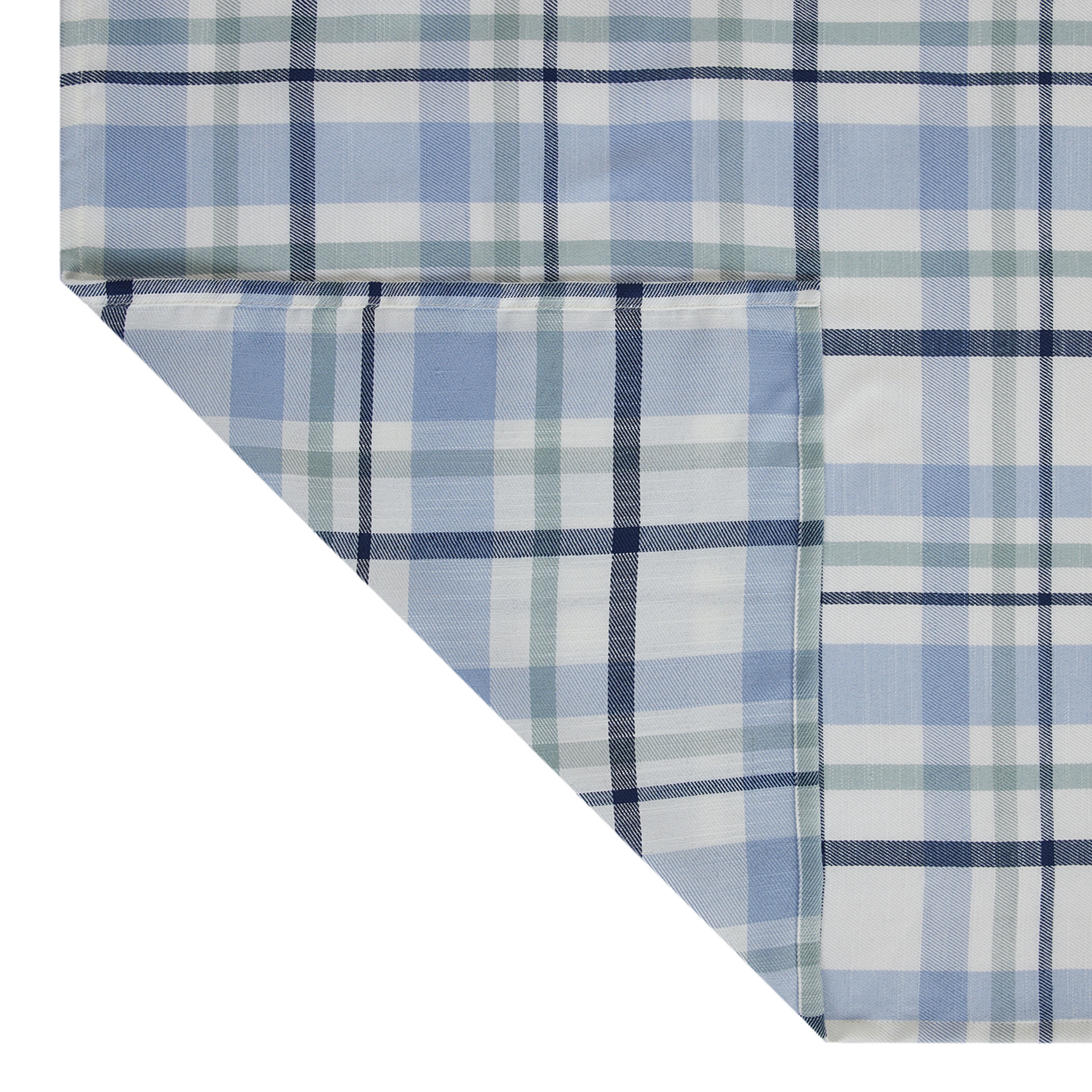 Mainstays Plaid 60” x 84” Tablecloth - Blue Multi - 100% Polyester