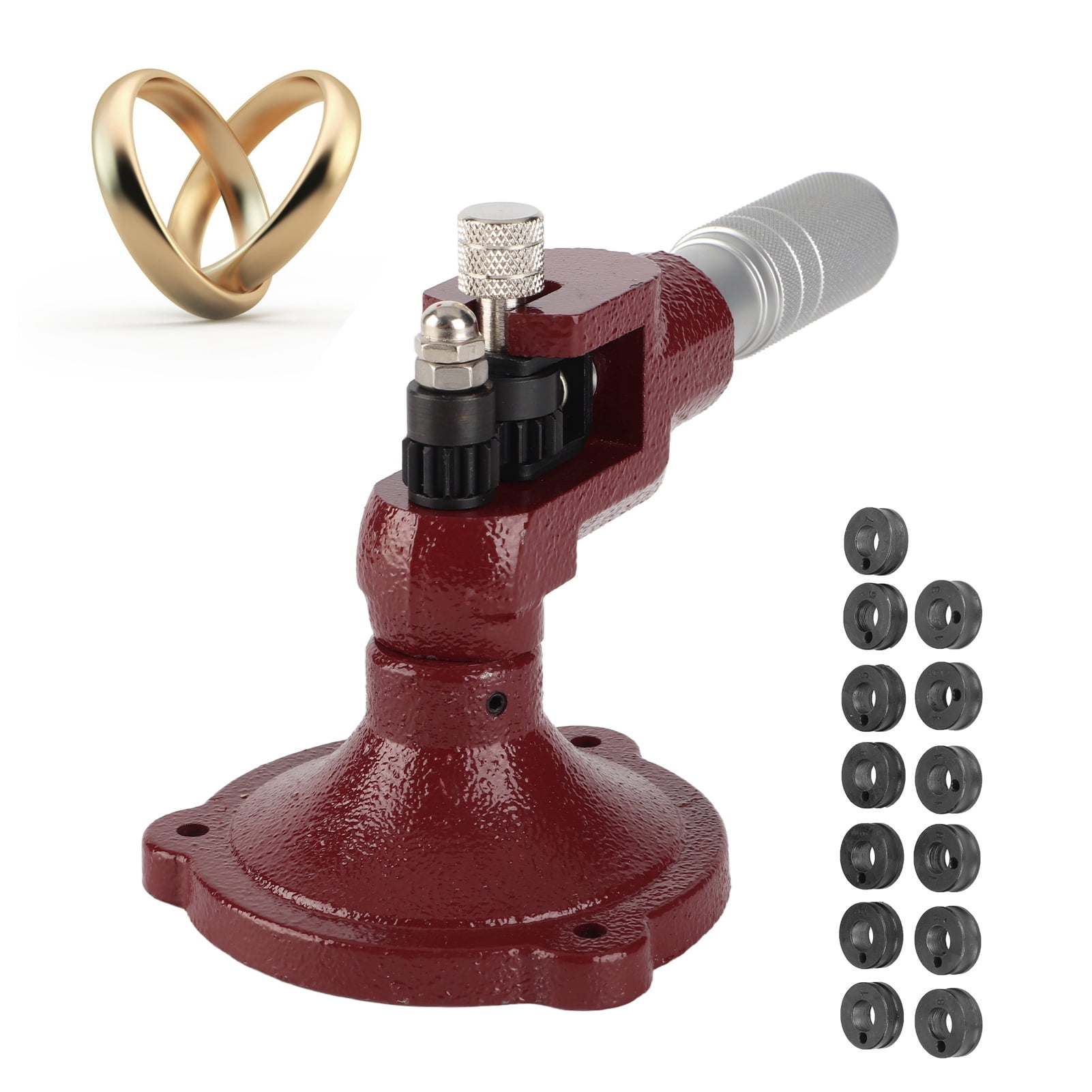 Shell Ring Expander Jewelry Ring Expander, Ring Stretcher Expander Hardened Rollers with ...