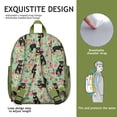 thumbnail image 5 of Rottweiler with Floral Backpack Backpack for School,Cute School Bag,Schoolbag with Adjustable Shoulder Straps & Padded Back,13.8"x11.4"x6", 5 of 6