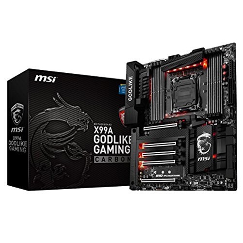 MSI X99A GodLike Gaming Carbon EATX Motherboard w/ Intel X99 Express