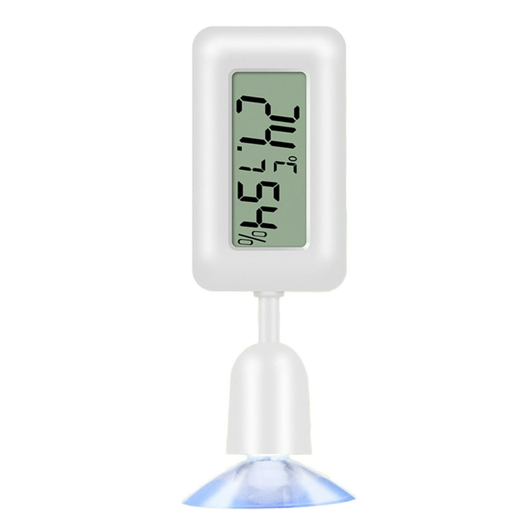 Reptile Thermometer Hygrometer with Hook and Suction Cup Digital  Thermometer Hygrometer for Reptile Terrarium Rearing Box Tank Reptile  Thermometer for