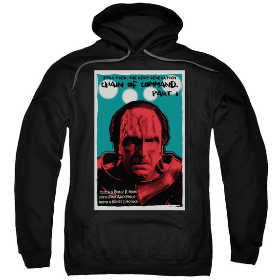 Star Trek Tng Season 6 Episode 10 Adult Pullover Hoodie Sweatshirt Black