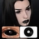 thumbnail image 3 of Pseieche-lentes de contacto grandes para Cosplay, lentes de ojos ciegos de Halloween, lentes negras completas, lentes blancas, ojo completo, 22MM, 1 par, 3 of 4