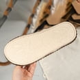 thumbnail image 6 of Tqyyweavej Terry Cloth Open Toe Slippers for Women Memory Foam Slip On House Slippers Color Block Comfy Corduroy Indoor Outdoor Shoes, 6 of 10