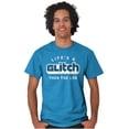 thumbnail image 5 of Life's A Glitch Then Lag Video Game Men's Graphic T Shirt Tees Brisco Brands L, 5 of 6