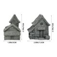 thumbnail image 2 of Shisuyan Mini House Crafts Sandstone 2Pcs 1.97x2.76x1.77in, 2 of 8