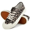 thumbnail image 4 of JENN ARDOR Women's Canvas Shoes Casual Sneakers Low Top Lace Up Fashion Comfortable Walking Flats, 4 of 9