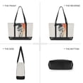 thumbnail image 6 of FORMRS Canvas Laptop Tote Bag for Women with 15.6" Computer Compartments Shoulder Handbag, White Astronaut, 6 of 7