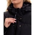thumbnail image 4 of Chaqueta PUFFIT PUFFIT para mujer, chaqueta acolchada de longitud media para invierno, 4 of 6