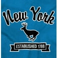 thumbnail image 2 of New York Cute Upstate Deer Souvenir Men's Graphic T Shirt Tees Brisco Brands S, 2 of 6