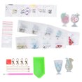 thumbnail image 5 of Resin Diamond Painting4Pcs Keychain Diamond Painting DIY Diamond Painting Diamond Painting Key Rings Best in Class, 5 of 5