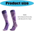 thumbnail image 3 of Unisex Thermal Mountaineering Socks Reinforced Heel Toe Moisture Management Outdoor Winter Sports Compressed Stockings, 3 of 8