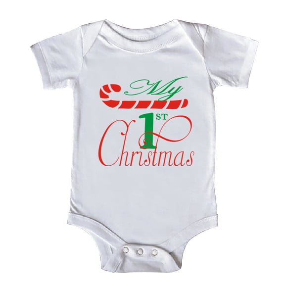 Mercatoo Baby Boy Girl Christmas Outfit Newborn Merry Christmas Bodysuit Short Sleeve Romper Infant Xmas Holiday Clothes