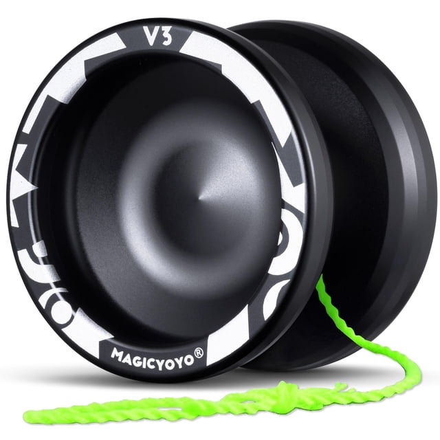 Yoyo de Aleación MAGICYOYO V3 para Niños Principiantes con Accesorios Negro