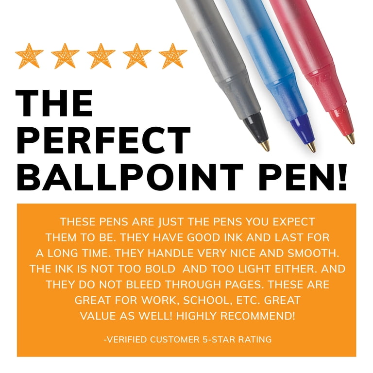 BIC Round Stic Xtra Life Ballpoint Pens, Assorted, 60 Count photo 8