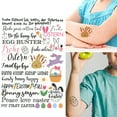 thumbnail image 4 of YAOMOBB Graffiti Stickers Bunny Letter Printing Easter Tattoo Sticker Creative DIY Holiday Decorations, 4 of 7