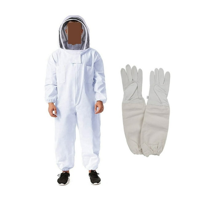 Full Body Beekeeping Clothes Professional Beekeepers Clothes Protection Beekeeping Suit Unisex ,Easy to Wear