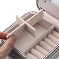 thumbnail image 4 of Mini Jewelry Travel Case, Travel Jewelry Organizer Box, Small Portable Portable Jewellery Storagered, 4 of 4
