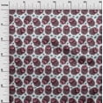 thumbnail image 3 of oneOone Georgette Viscose White Fabric Skull Quilting Supplies Print Sewing Fabric By The Yard 42 Inch Wide-aB, 3 of 5