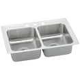 thumbnail image 1 of Elkay PSR33193 Sink, Double-Bowl, Pacemaker Bright Satin, 1 of 3