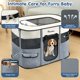 thumbnail image 3 of Parque infantil Pawaboo portátil para mascotas 600D Oxford Waterproof L, 3 of 8