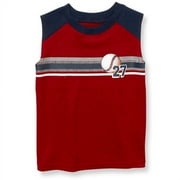 Muscle Raglan Red Tee